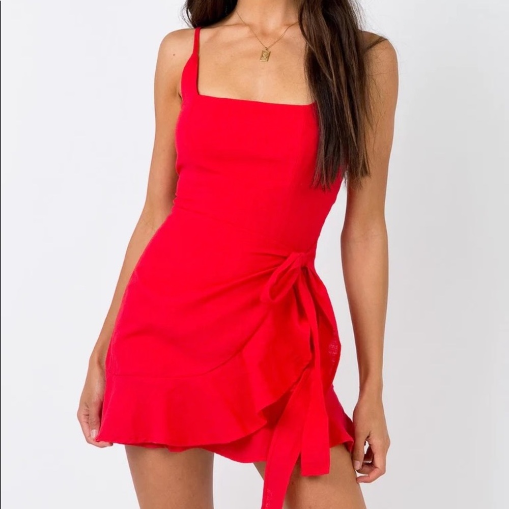Love Lane Mini Dress Red